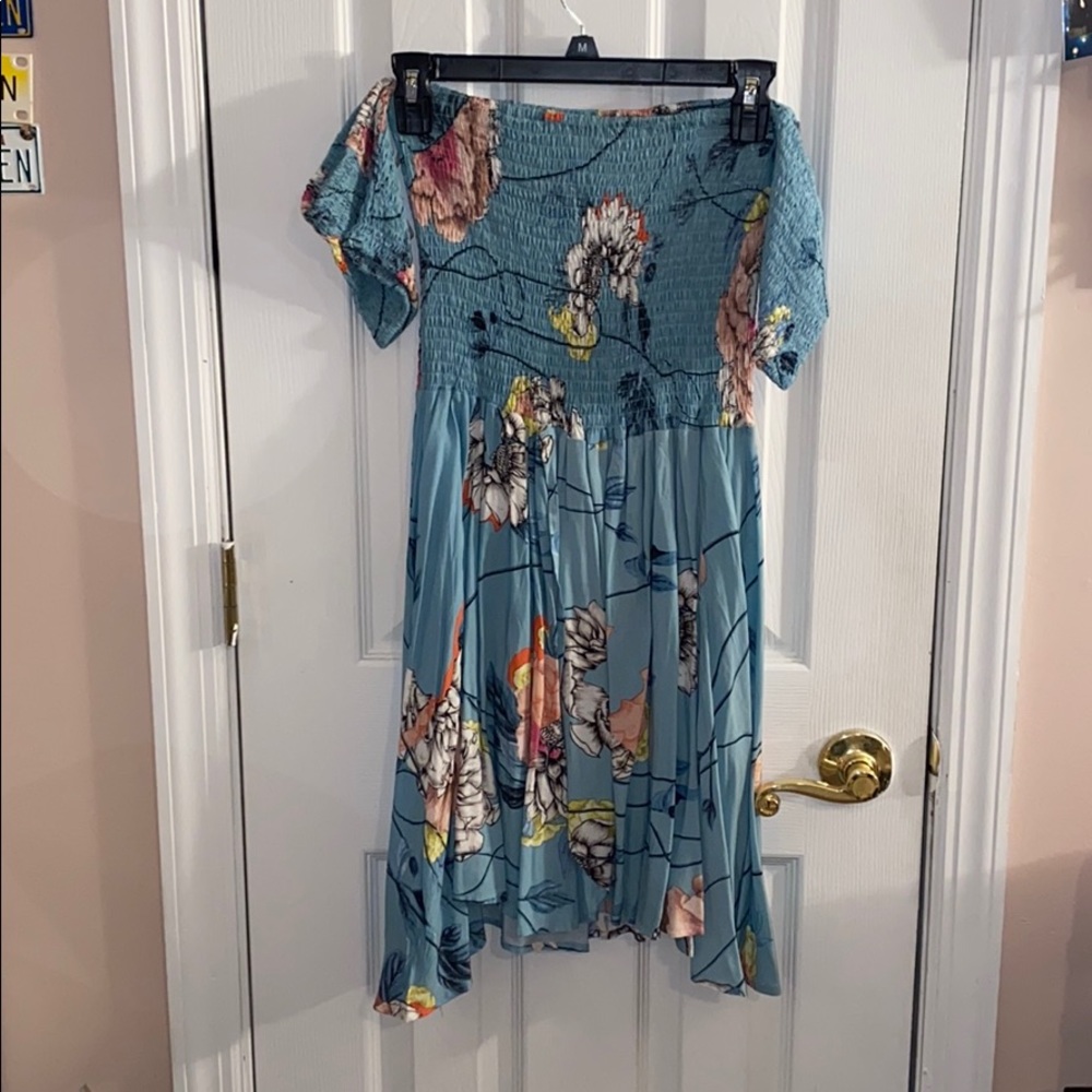 Sun dress off the shoulder